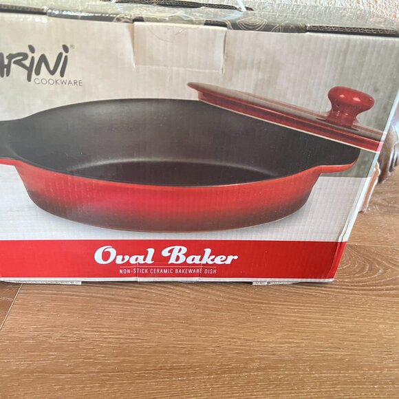 Baker Non-stick Ceramic Bakeware Dish - Red (new with box) - Picture 2 of 7